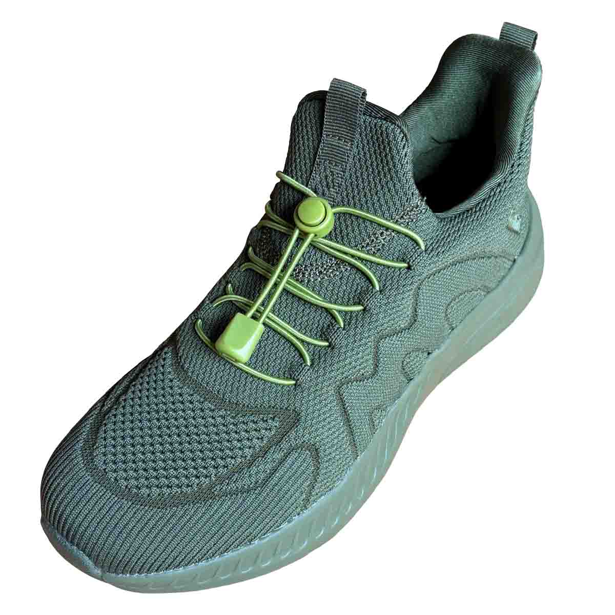 Vert olive – lacets arret de cordon fermeture rapide vert olive chaussures