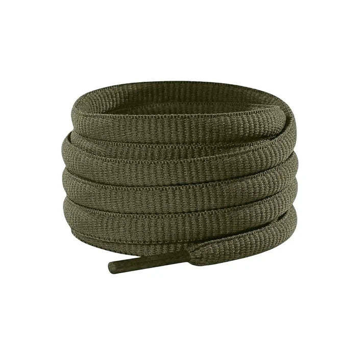 lacets-chaussures-course-vert-olive