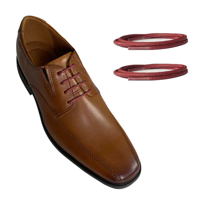 Rouge bordeaux – lacets cires rouge bordeaux3