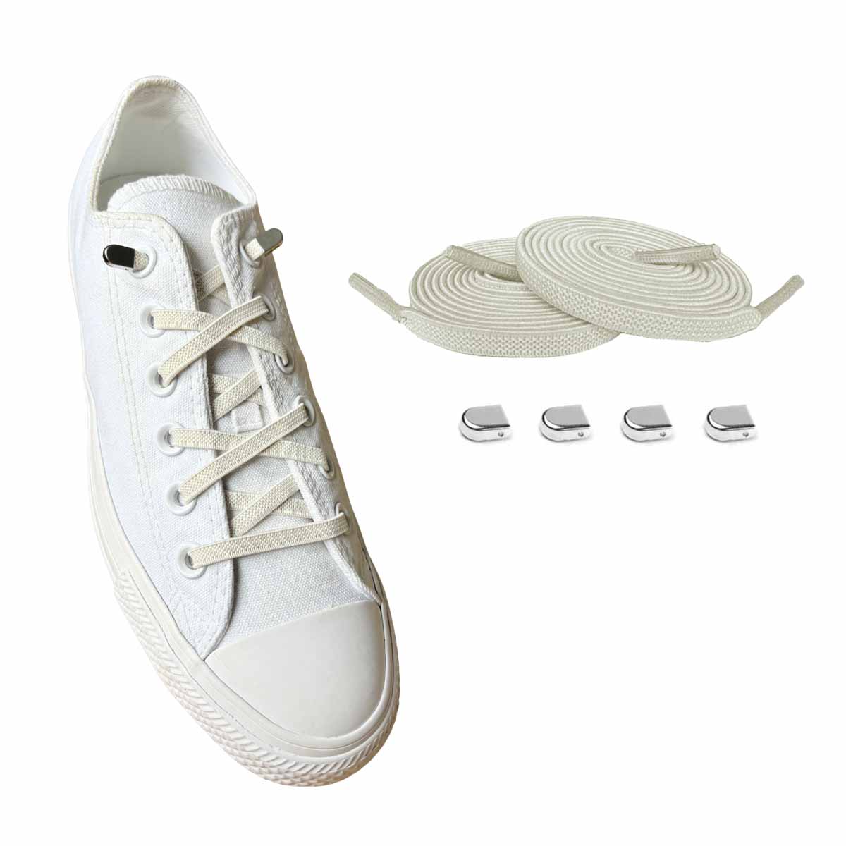 Lacets élastiques avec pinces