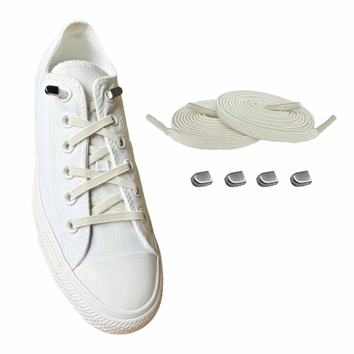 Lacets élastiques avec pinces