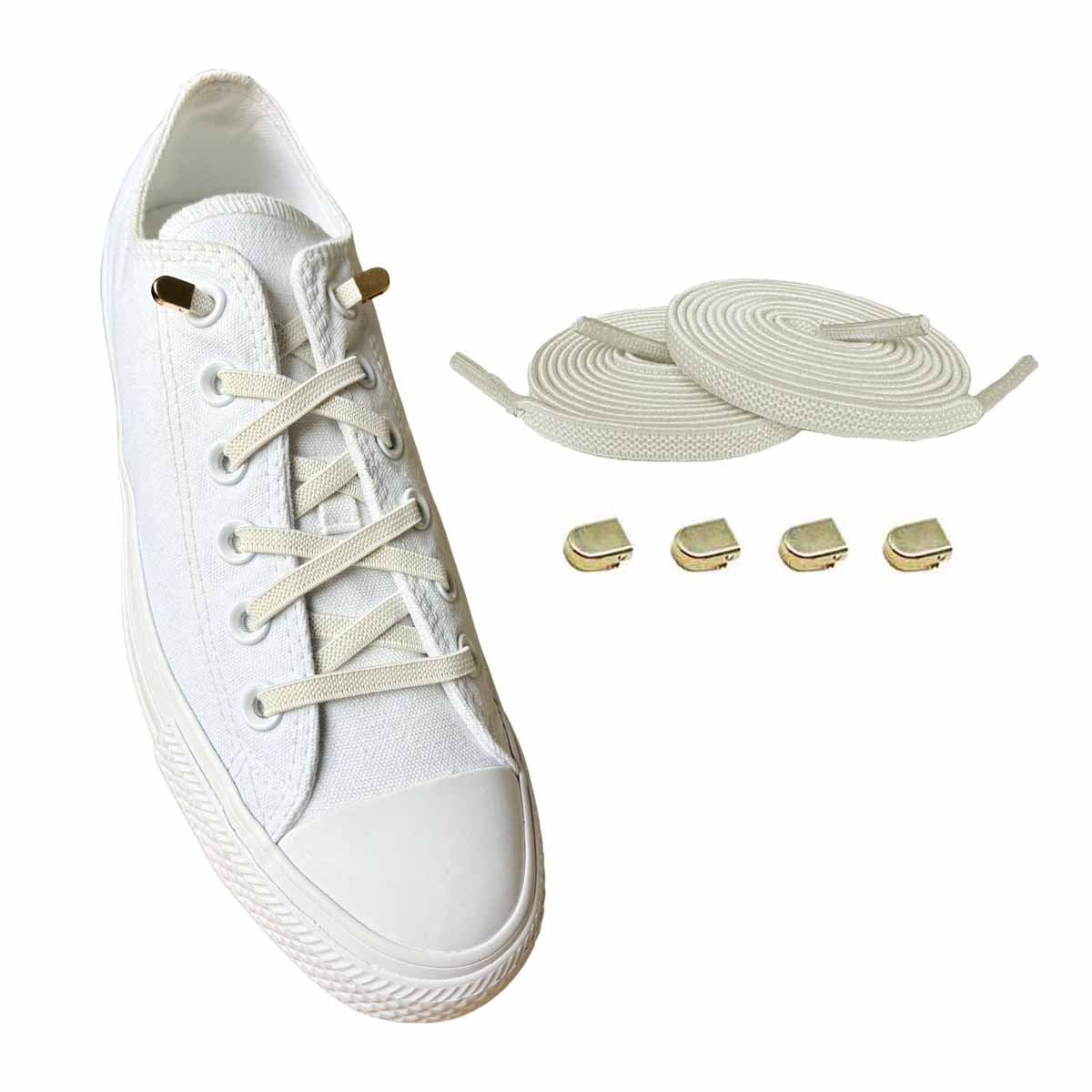 Lacets élastiques avec pinces
