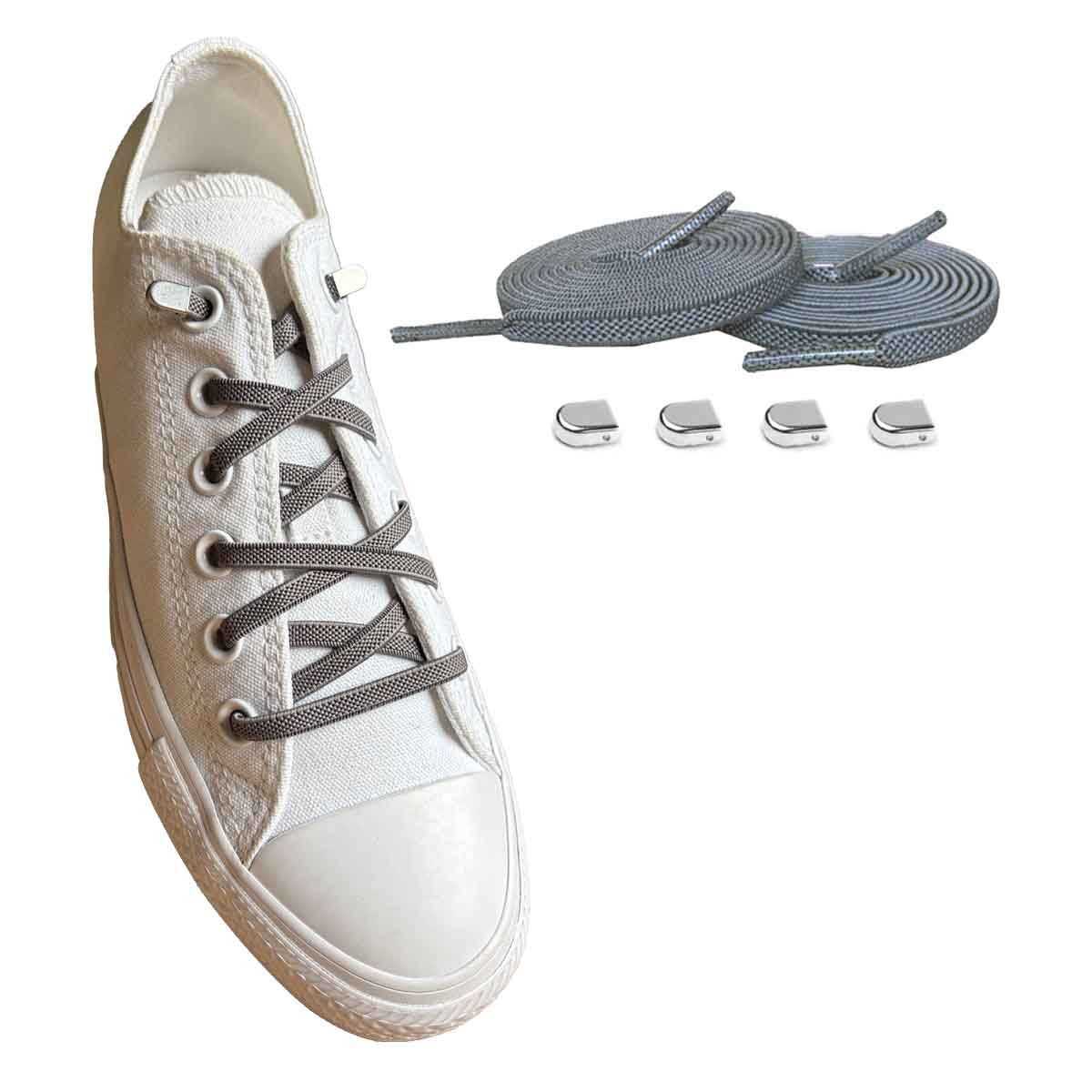 Lacets élastiques avec pinces