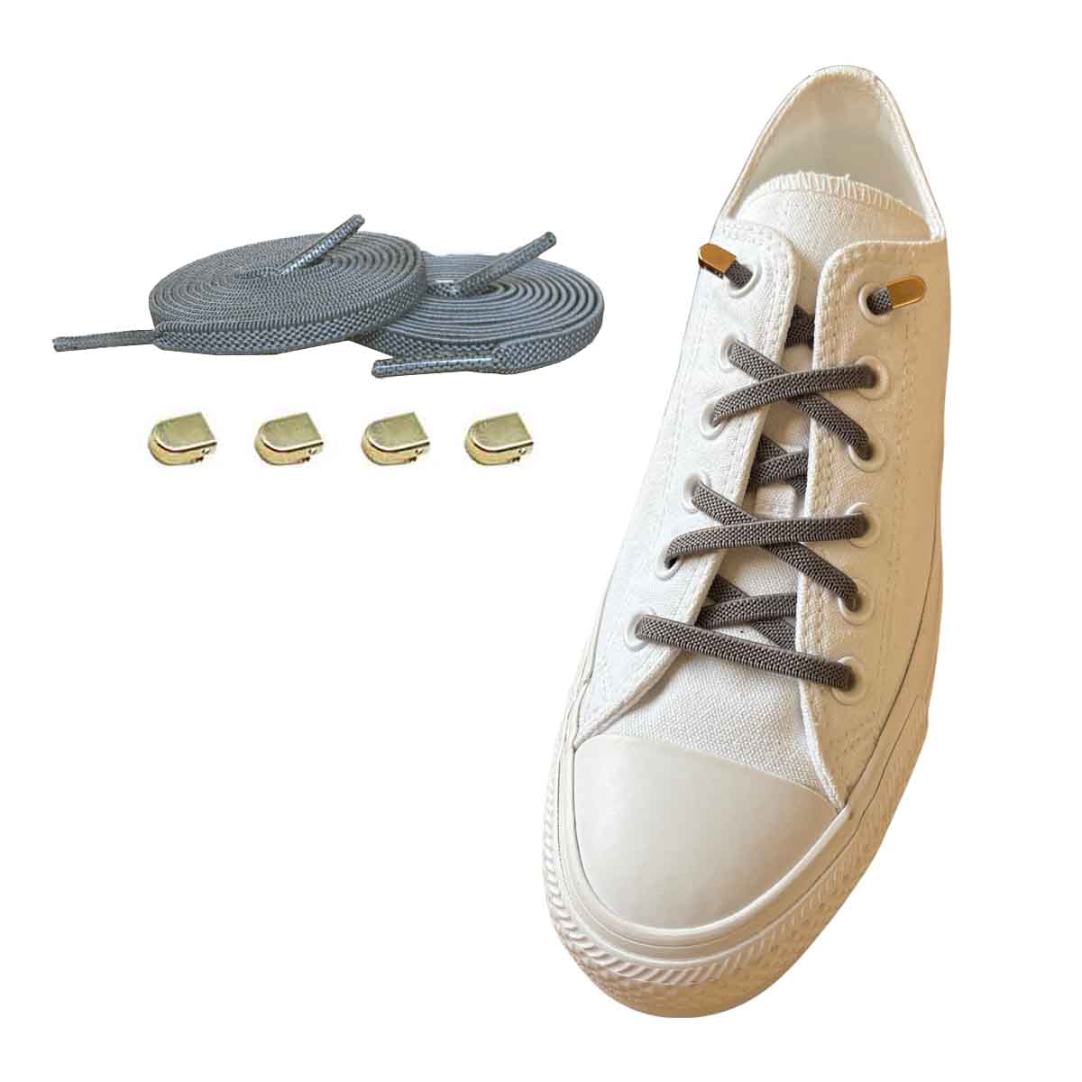 Lacets élastiques avec pinces