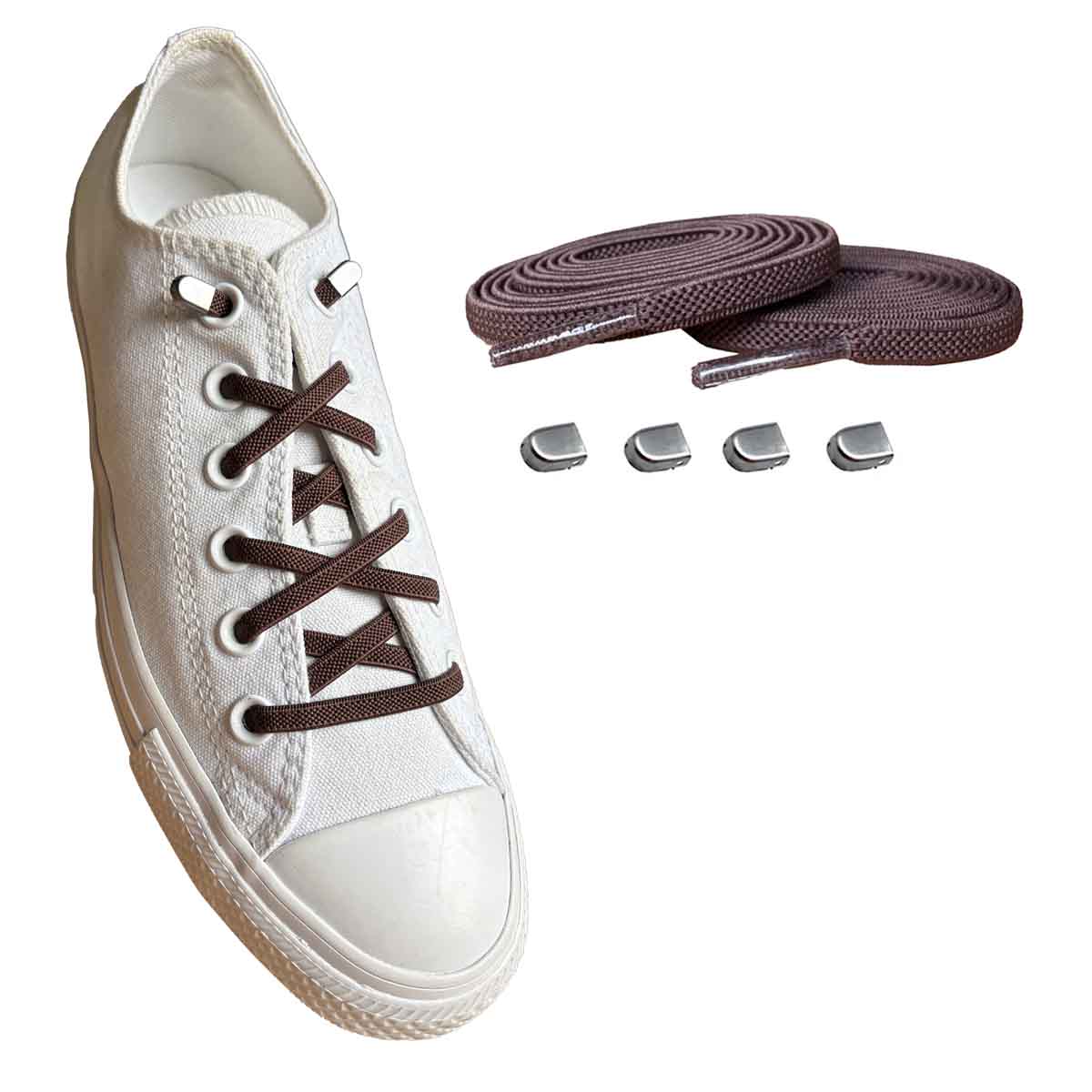Lacets élastiques avec pinces