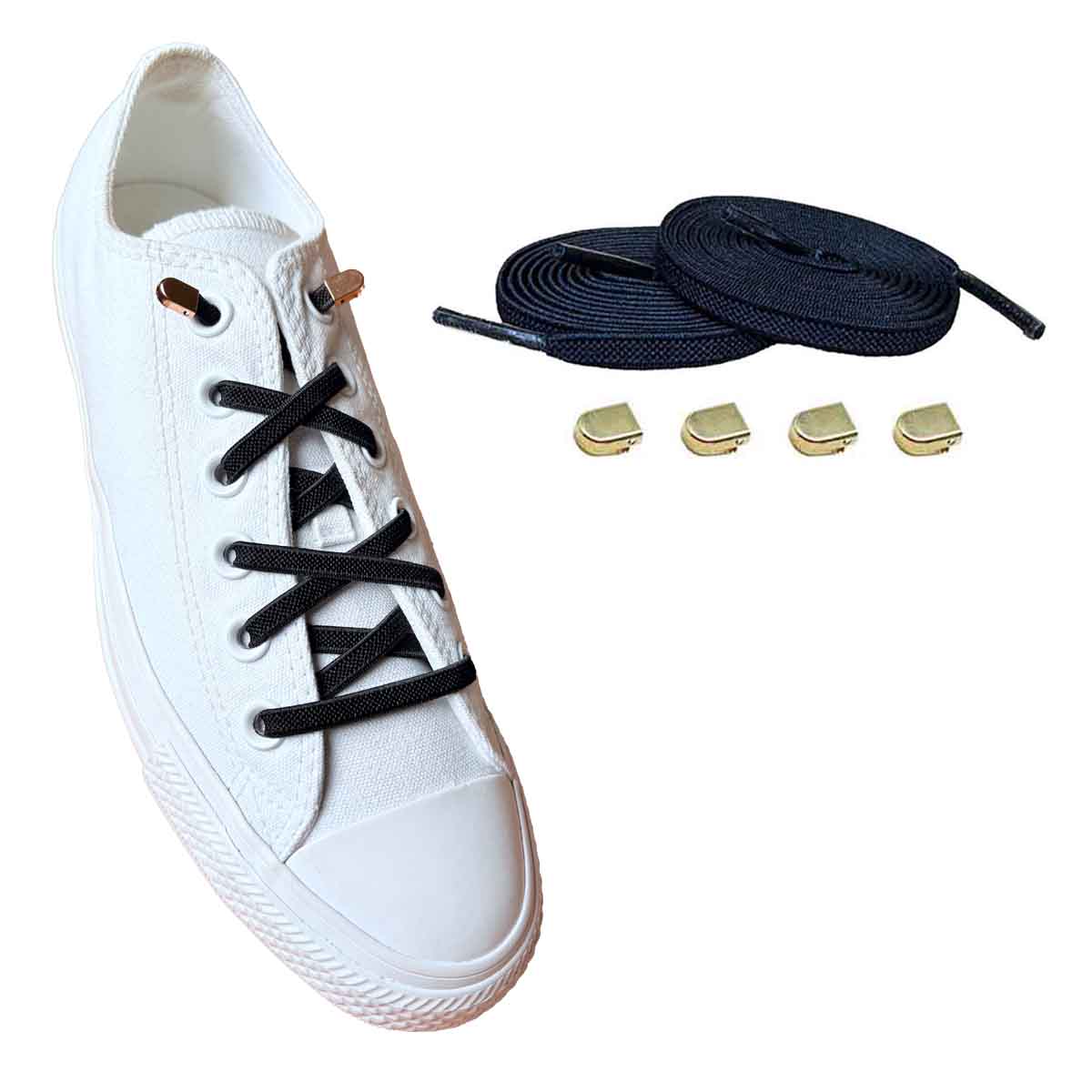 Lacets élastiques avec pinces