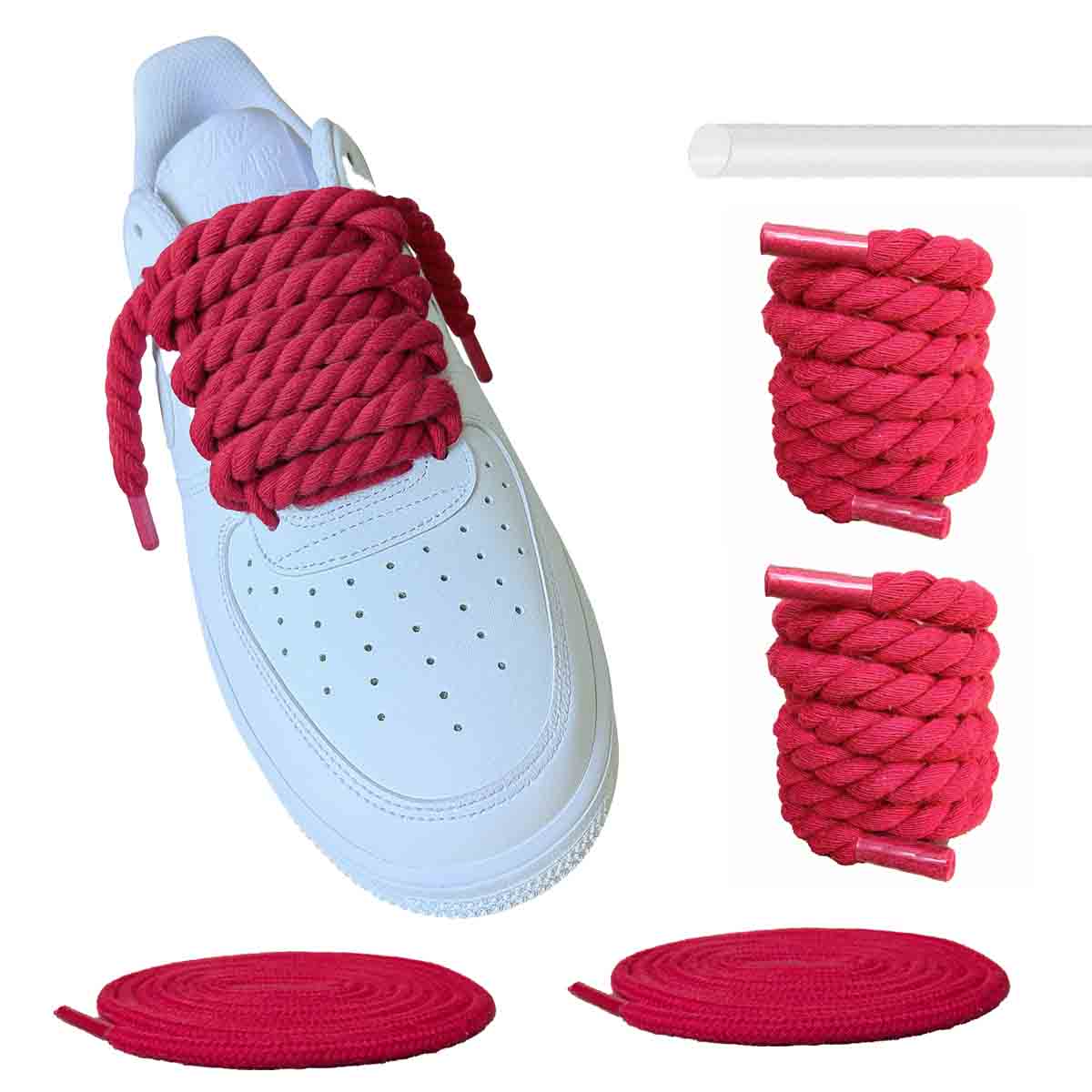 lacets-epais-corde-rouge