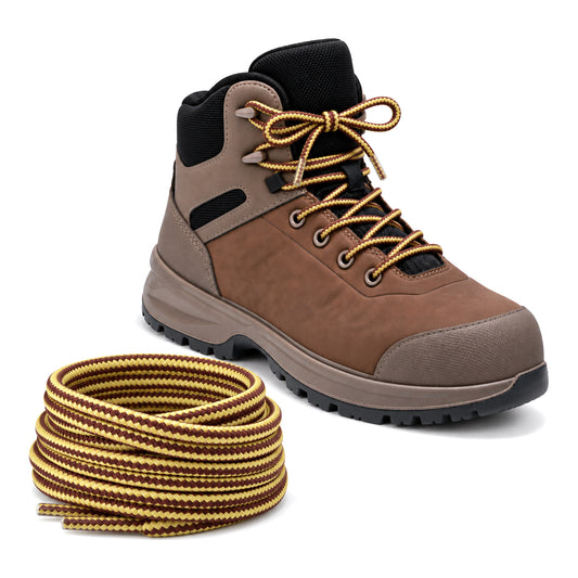 Marron jaune – lacets randonnee marron jaune 02 chaussure marron clair