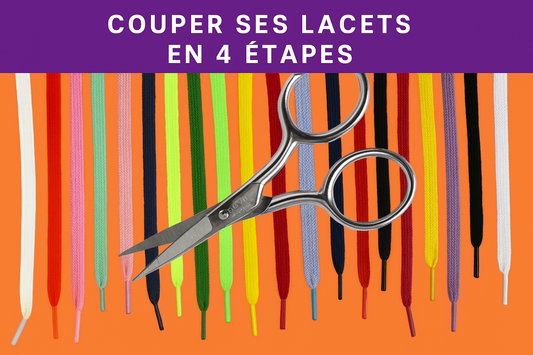 Raccourcir ses lacets: quatre étapes pour obtenir la bonne longueur
