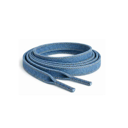 Bleu – lacets jean moyen