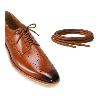 Marron / Rond – cires lacets rond marron 03 chaussure marron