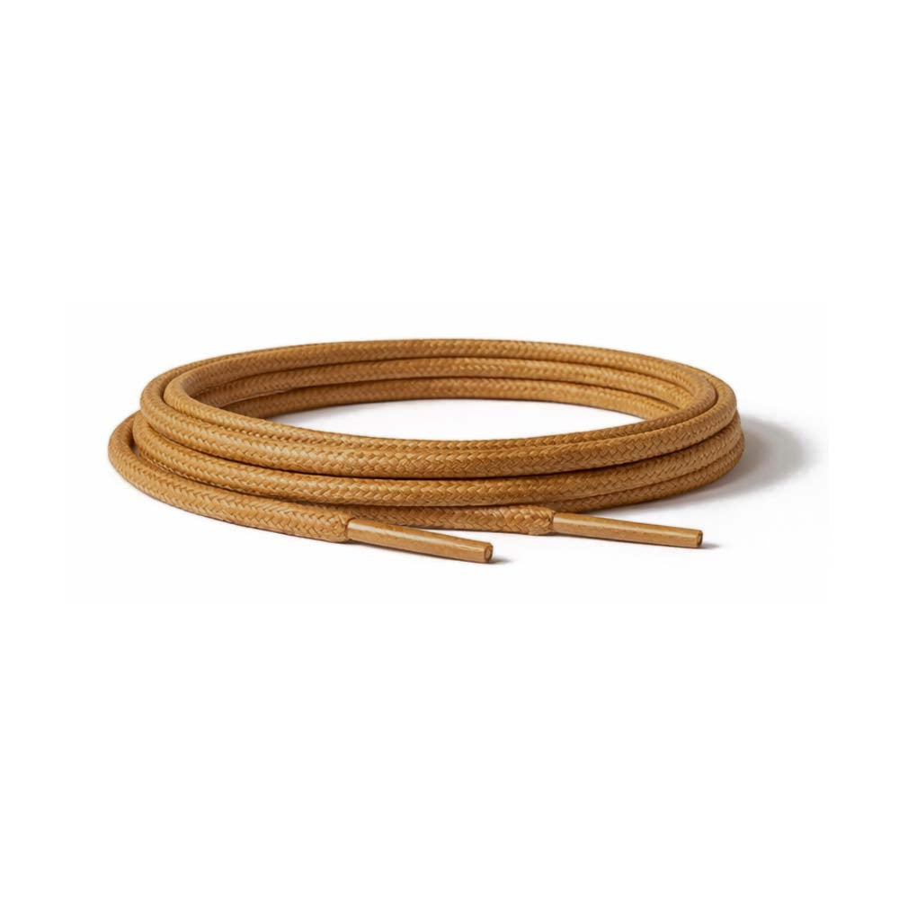 Marron clair / Rond – cires lacets rond marron clair