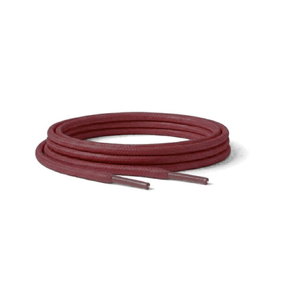 Rouge bordeaux / Rond – cires lacets rond rouge bordeaux