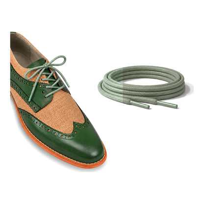 Vert olive / Rond – cires lacets rond vert olive 05 chaussure vert beige