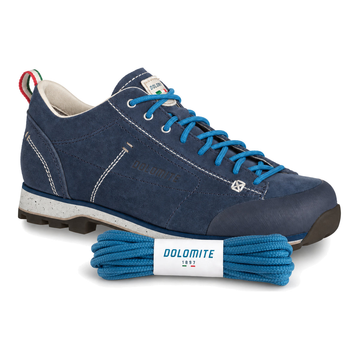 Bleu – dolomite lacets bleu 02 chaussure bleu marine
