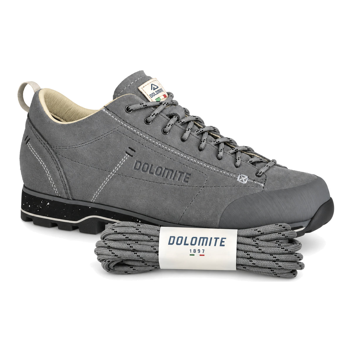Gris Noir à motifs – dolomite lacets gris noir a motifs 03 chaussure gris