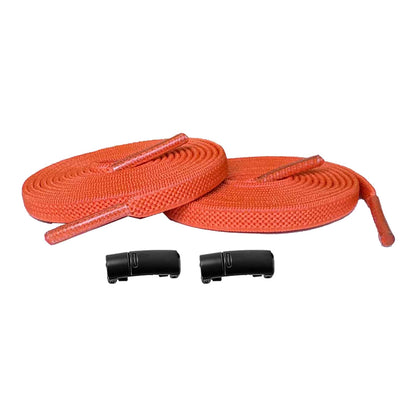 Orange / Noir – elastiques lacets aimants orange noir 01 image principale