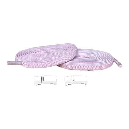 Rose / Blanc – elastiques lacets aimants rose blanc 01 image principale