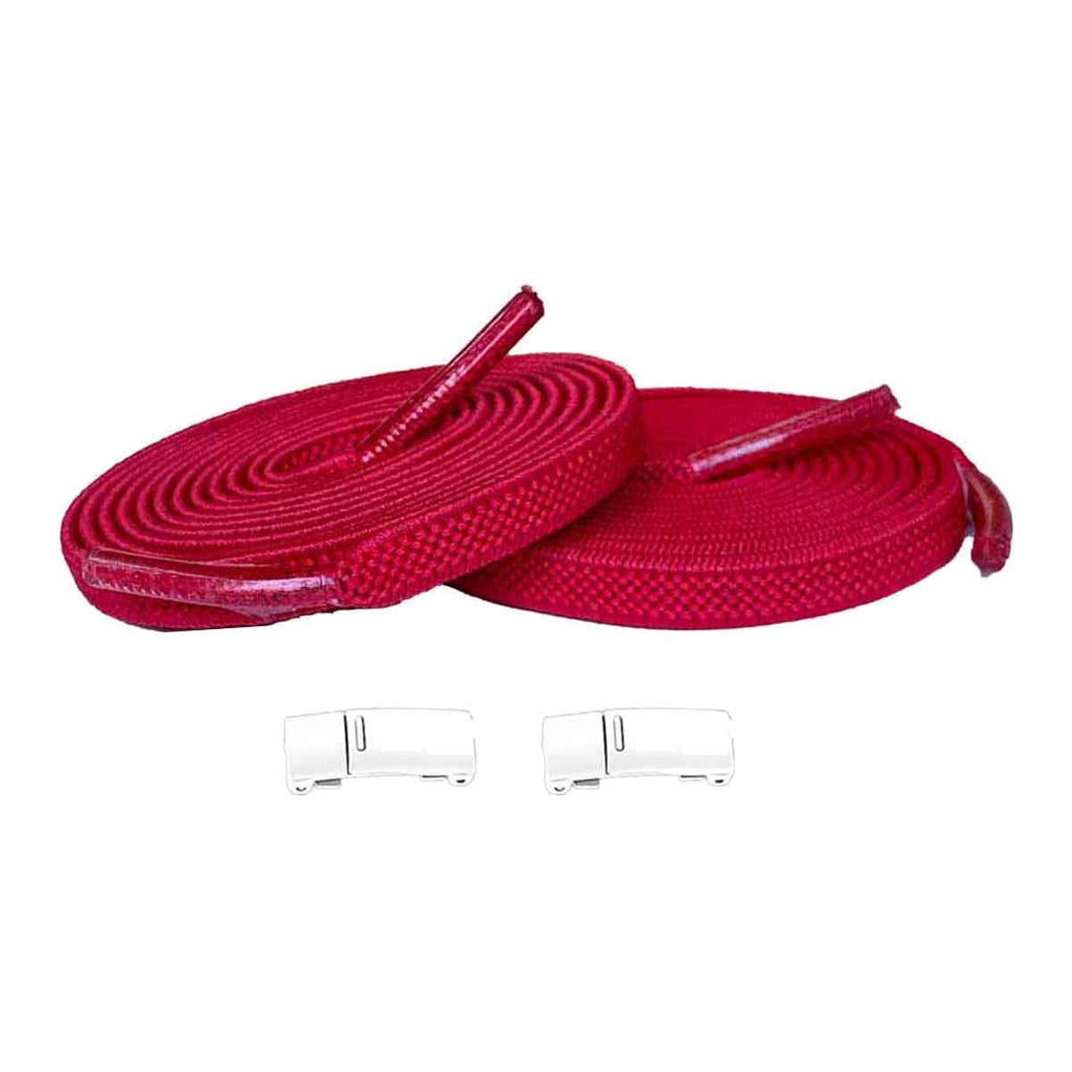 Rouge / Blanc – elastiques lacets aimants rouge blanc 01 image principale