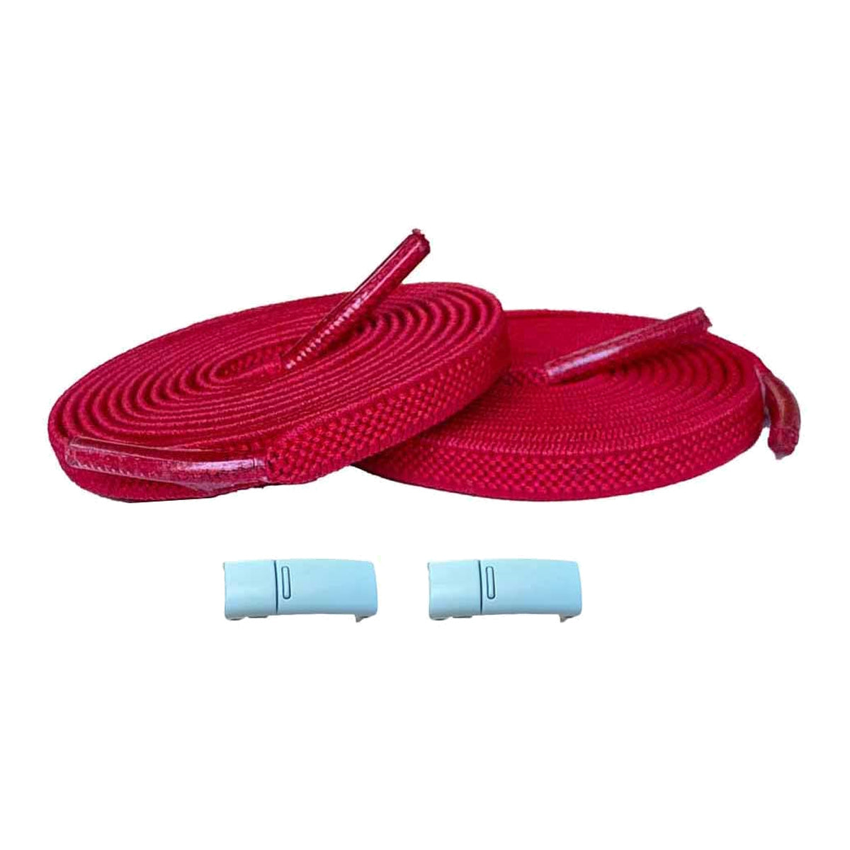 Rouge / Bleu clair – elastiques lacets aimants rouge bleu 01 image principale