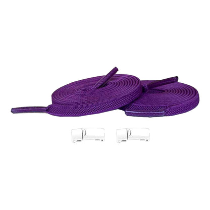 Violet / Blanc – elastiques lacets aimants violet blanc 01 image principale