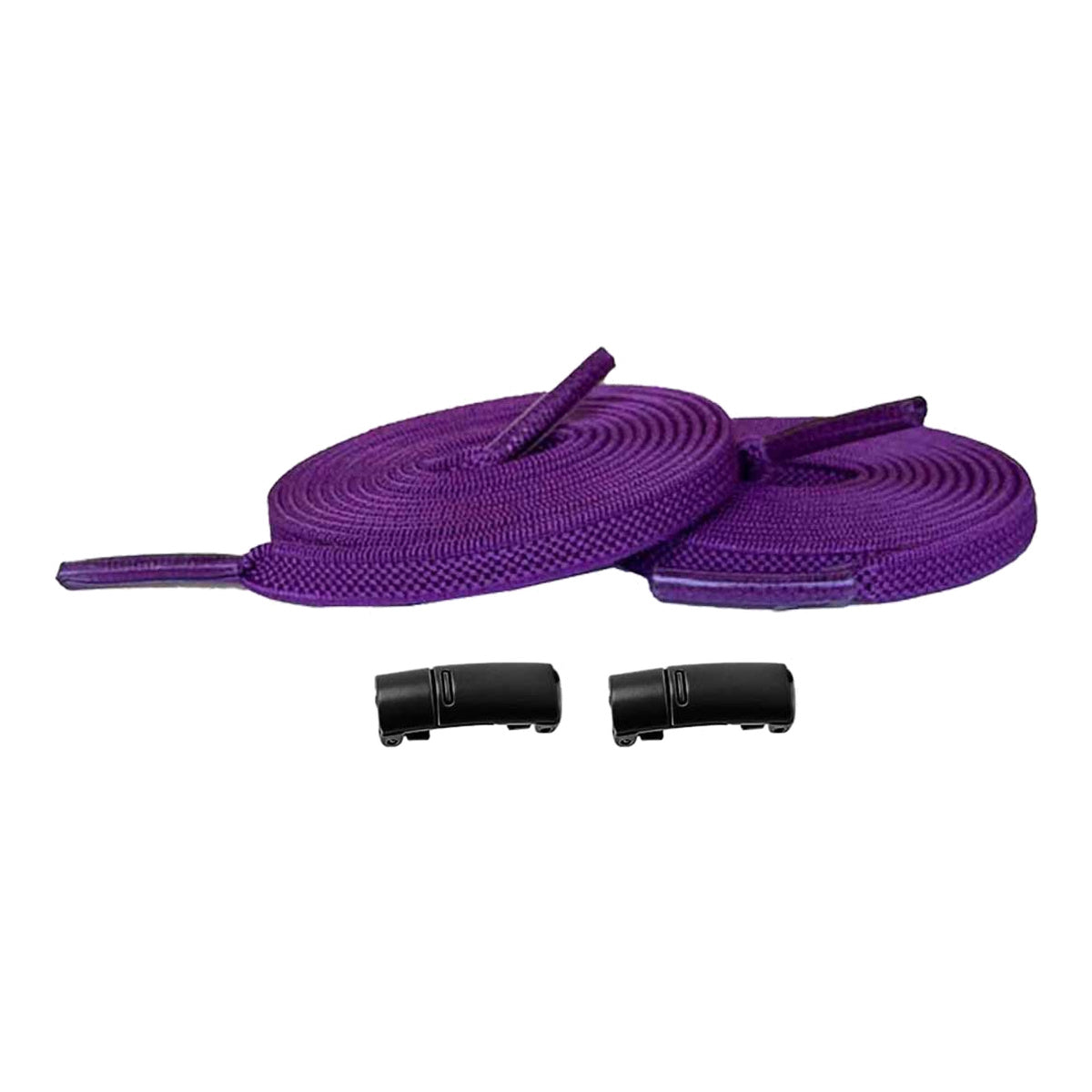 Violet / Noir – elastiques lacets aimants violet noir 01 image principale