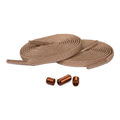 Marron clair – elastiques lacets fermeture rotative marron clair 1
