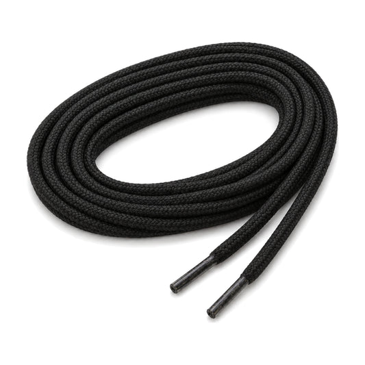 Noir / Rond / 121 cm, 130 cm, 140 cm, 150 cm, 160 cm, 170 cm, 180 cm, 190 cm, 200 cm, 230 cm, 240 cm – HAIX Lacet rond RWA (HAIX 905017)