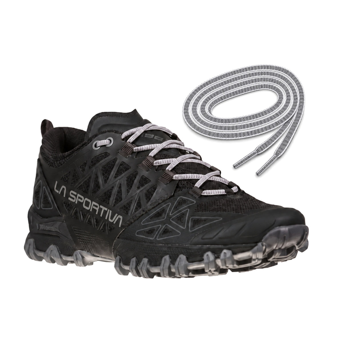 Gris / 132 cm – la sportiva mountain running laces gris clair 132 cm 02 bushido ii