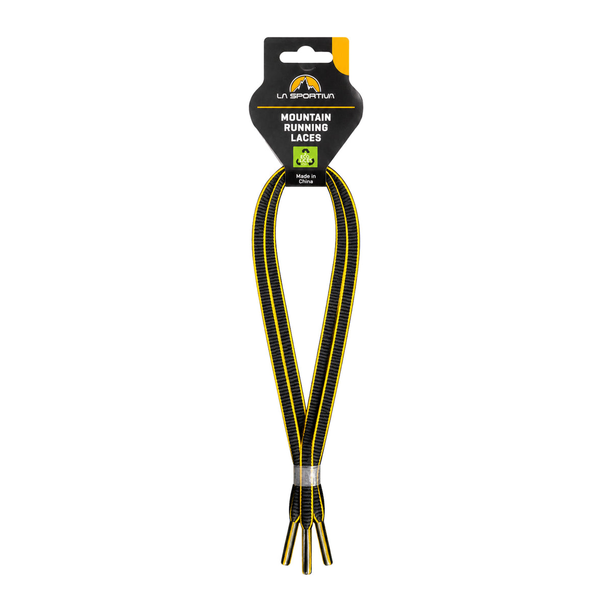 Noir jaune / 107 cm, 132 cm – la sportiva mountain running lacets noir jaune 107 cm 1