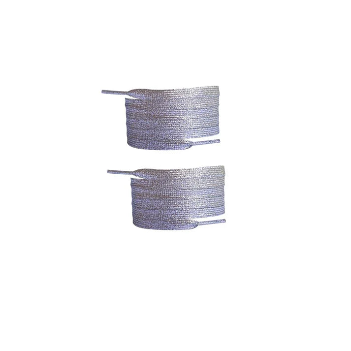 lacets-argent-paillete-plat