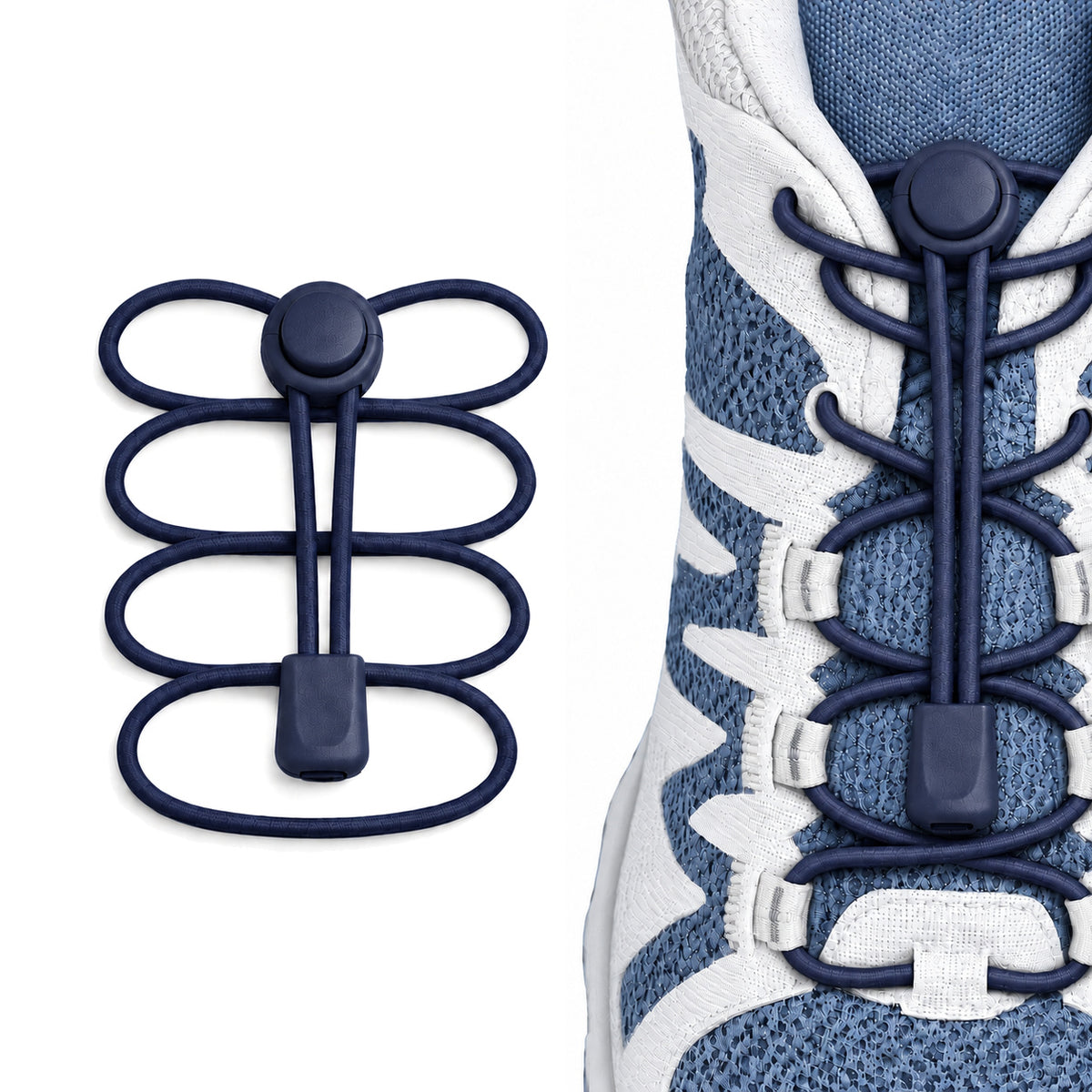 Bleu marine – lacets arret de cordon fermeture rapide bleu marine 01 image principale