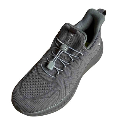 Gris foncé – lacets arret de cordon fermeture rapide gris chaussures