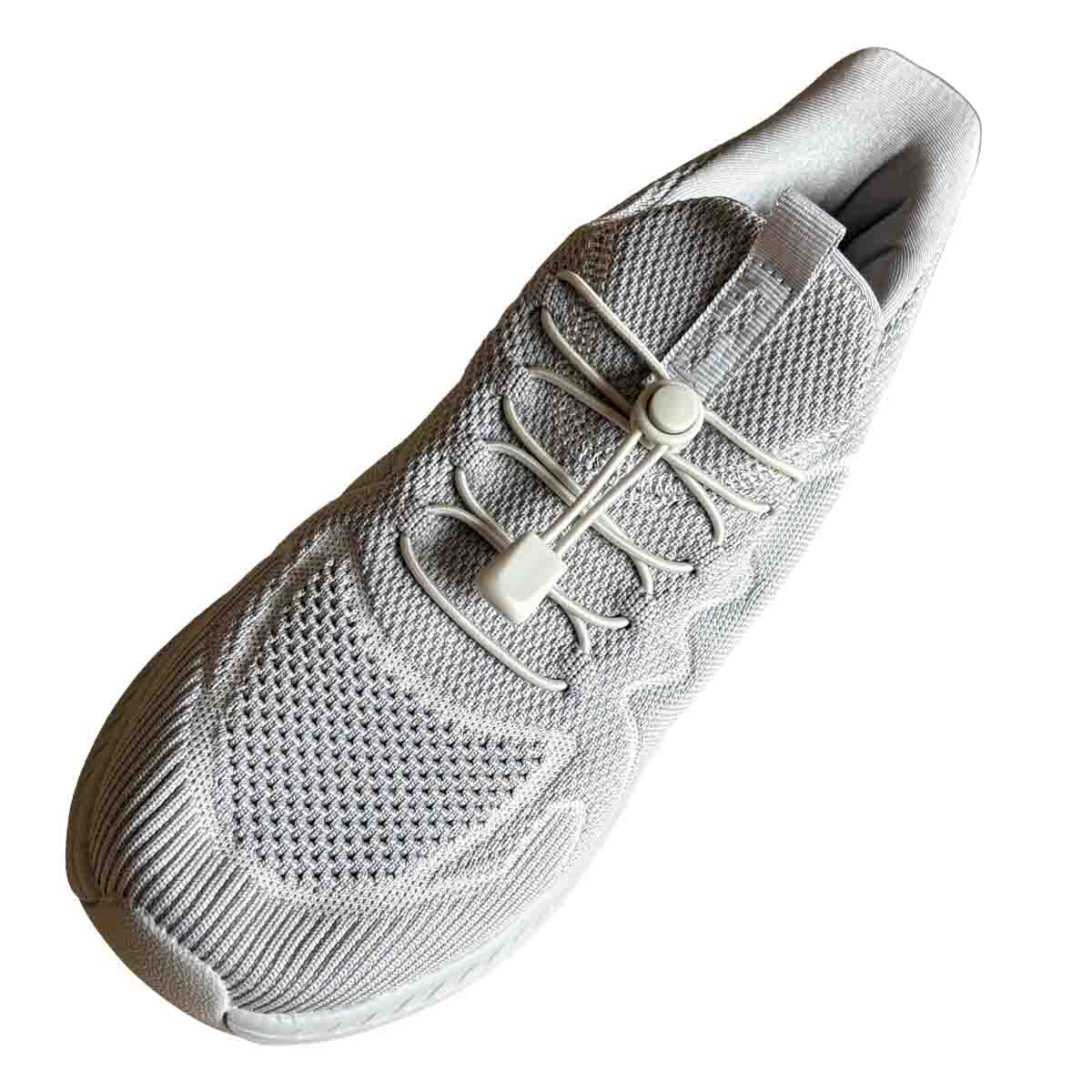 Gris clair – lacets arret de cordon fermeture rapide gris clair chaussures