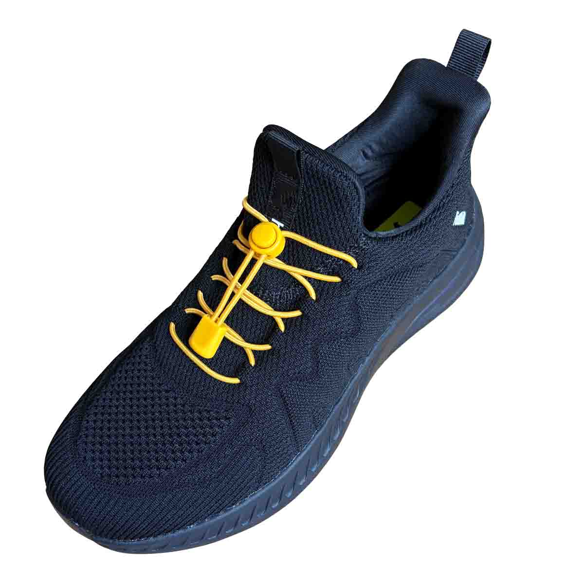 Jaune foncé – lacets arret de cordon fermeture rapide jaune fonce