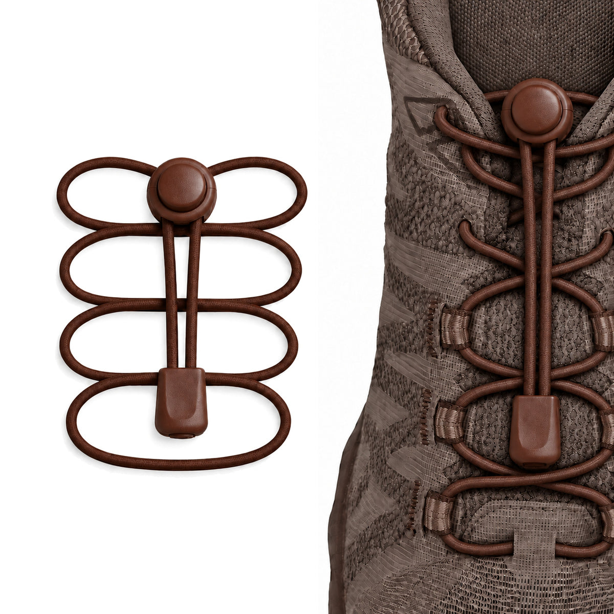 Marron – lacets arret de cordon fermeture rapide marron 01 image principale