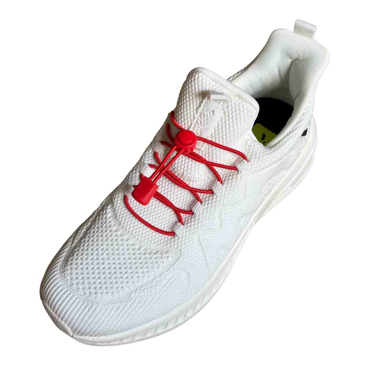 Rouge – lacets arret de cordon fermeture rapide rouge chaussures