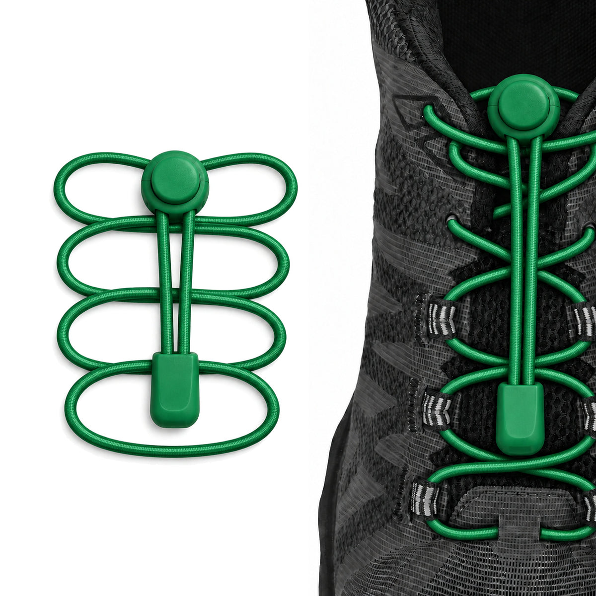 Vert – lacets arret de cordon fermeture rapide vert 01 image principale