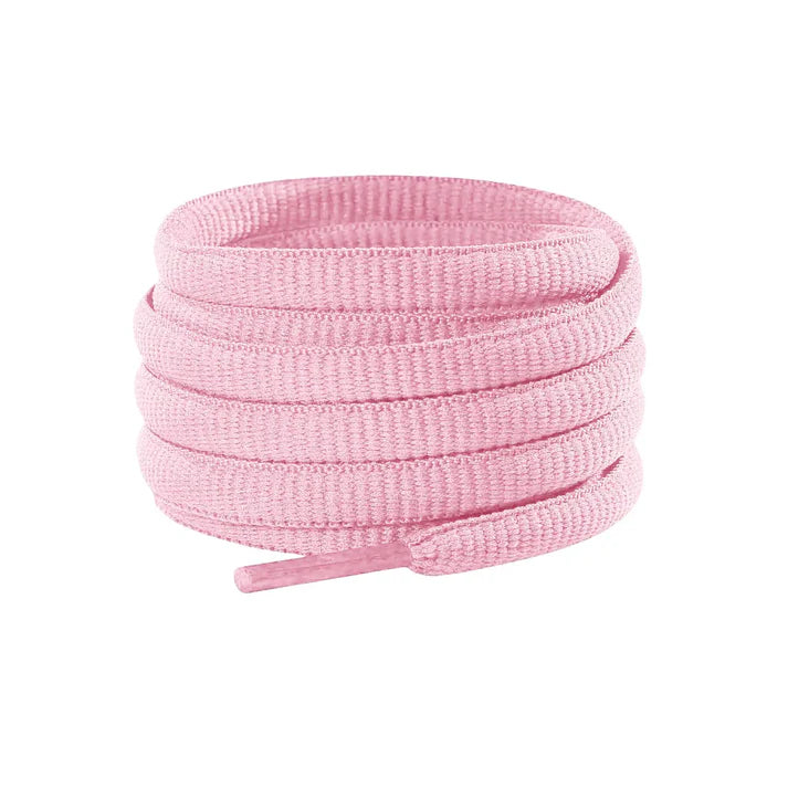 lacets-chaussures-course-rose-clair