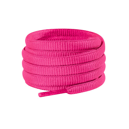 lacets-chaussures-course-rose-vif-neon