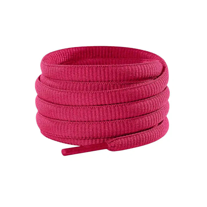 lacets-chaussures-course-rose-vif