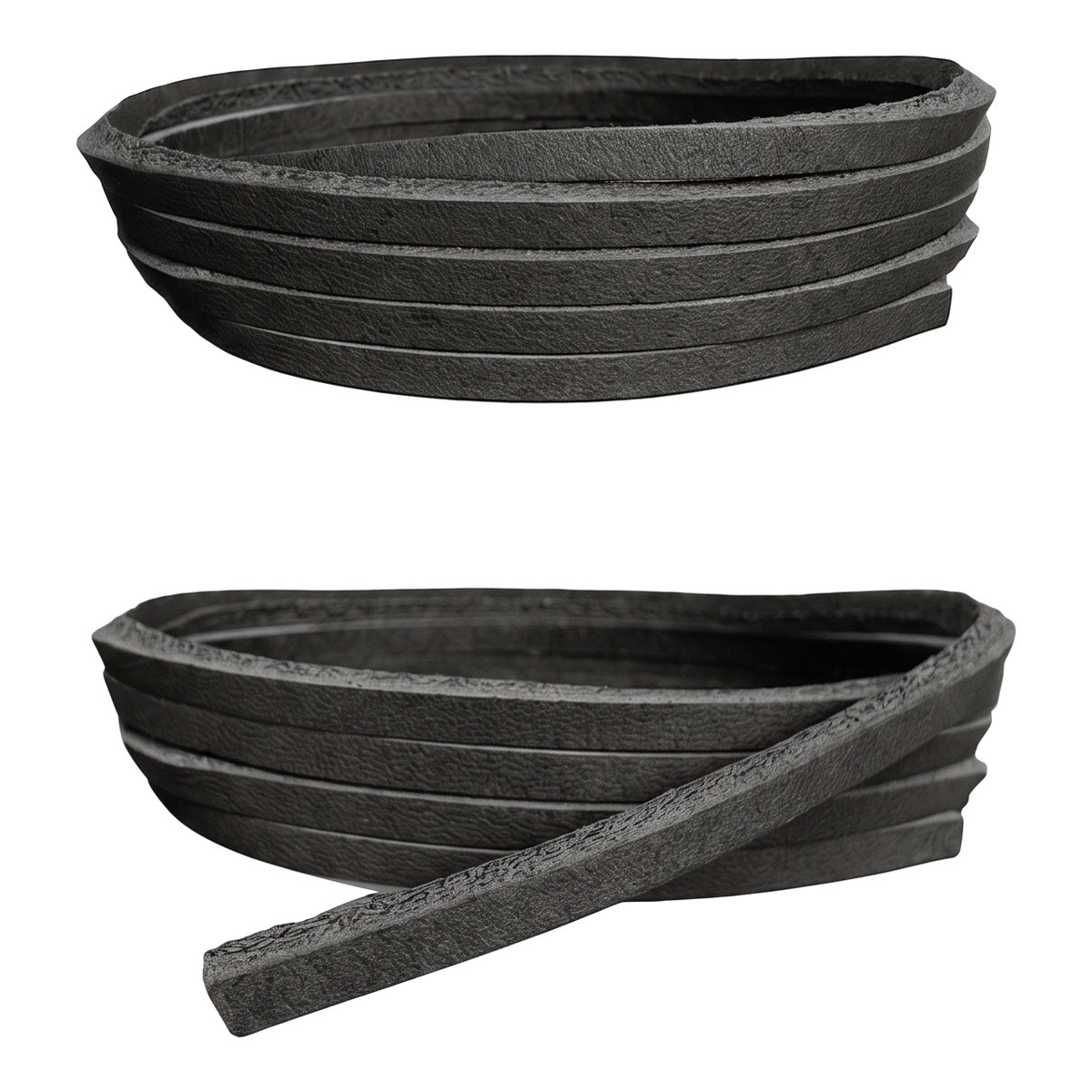 Noir / Standard – lacets cuir noir 01 image principale
