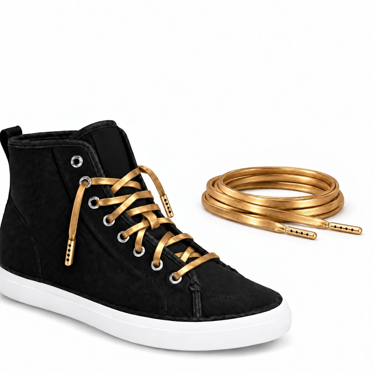 Or – lacets cuir plat or 04 chaussure sperry