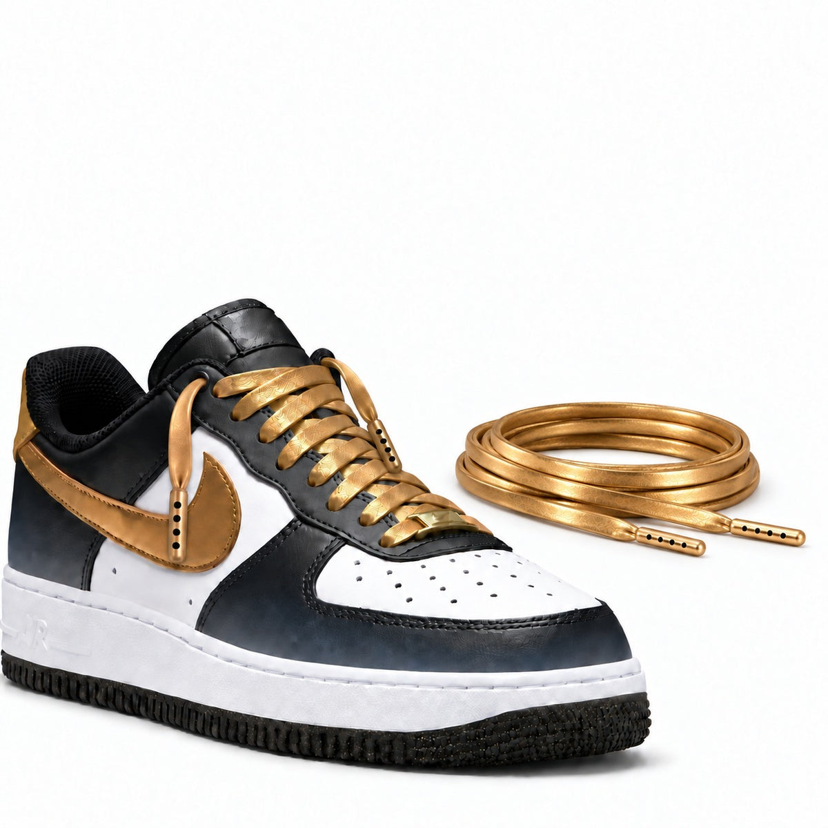 Or – lacets cuir plat or 05 chaussure nike air force 1