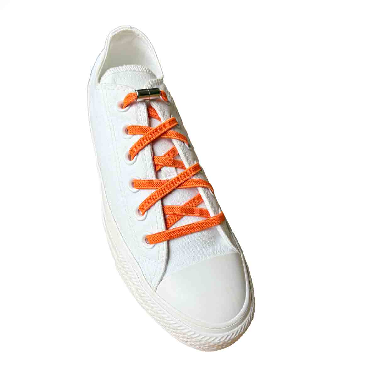 Orange – lacets elastique orange kapseln argent 2
