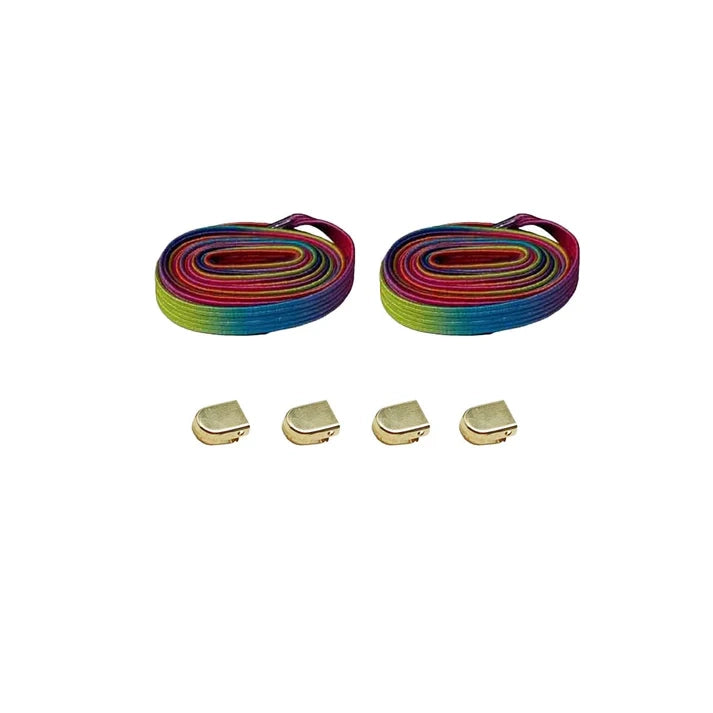 lacets-elastiques-arc-en-ciel-avec-clips-or
