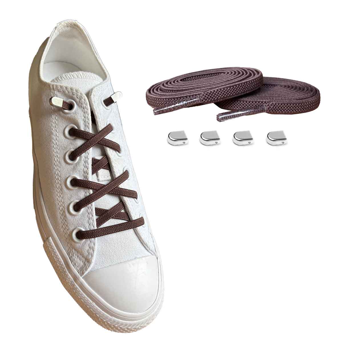 Lacets élastiques avec pinces