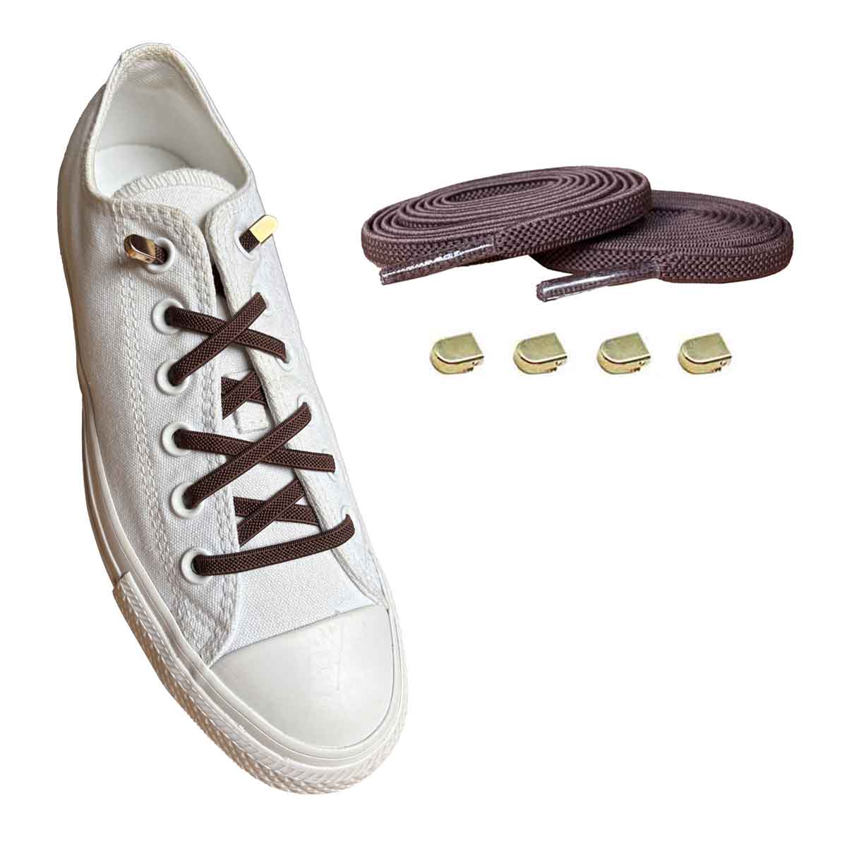 Lacets élastiques avec pinces