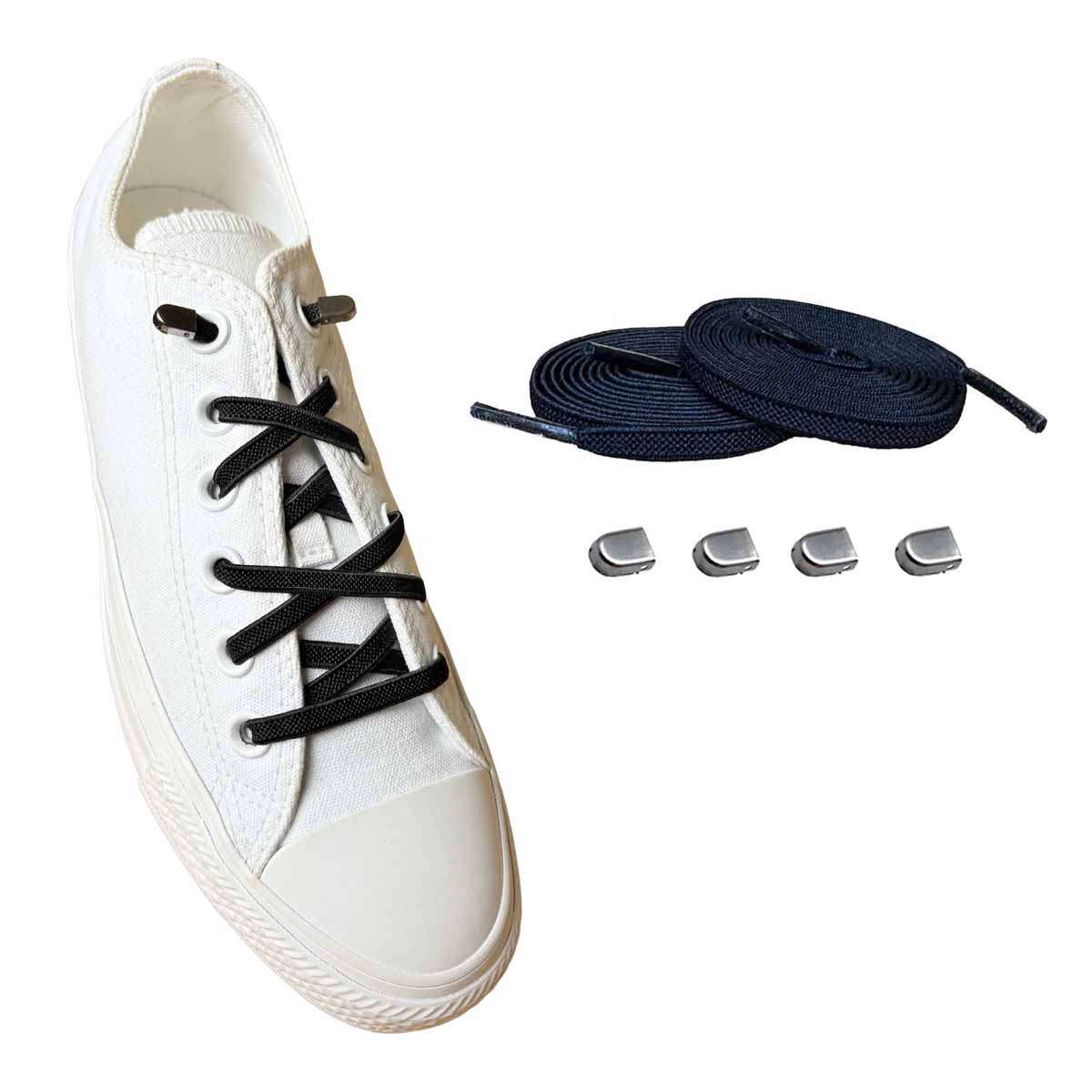 Lacets élastiques avec pinces