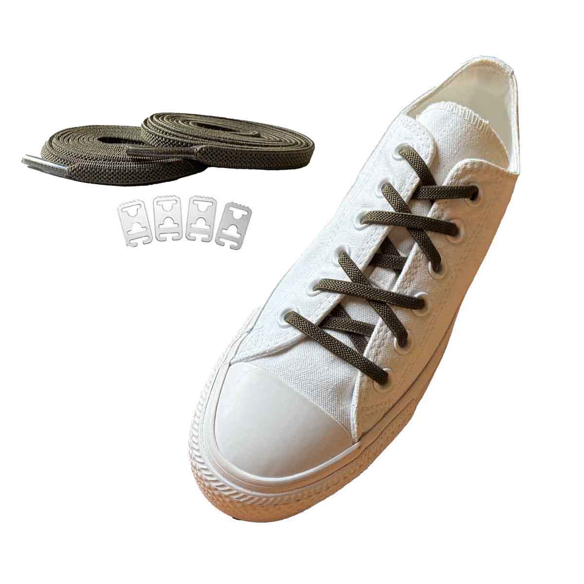 lacets-elastiques-vert-olif-ancre-chaussures